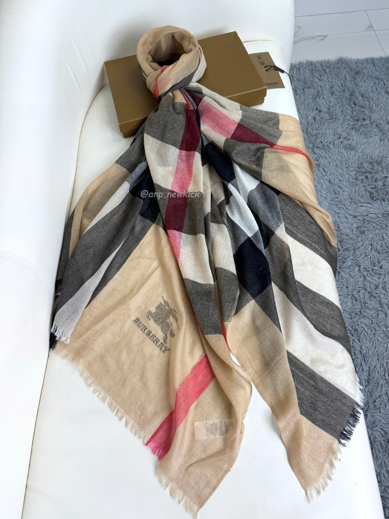 Burberry Vintage Check Cashmere Scarf 90x200cm (5) - newkick.org